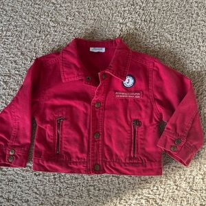 Jacadi Red Jean Jacket 18M Unique Find!